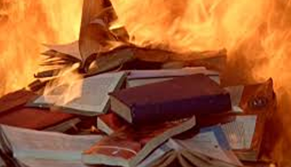 Furious Teacher St Fire to Student’s Books?