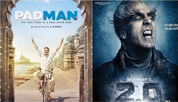 Akshay Kumar opens up on Padman and 2.0 clash, asks ‘why would I clash with my own film?’