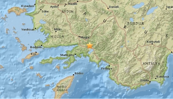 Magnitude 5.0 Earthquake Shakes Turkey’s Southern Muğla