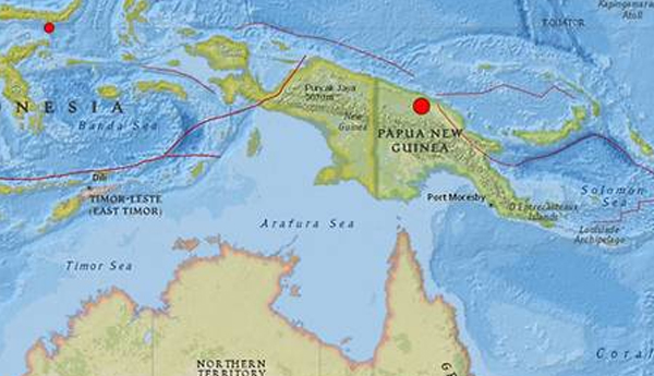 6.5-Magnitude Quake Hits Papua New Guinea