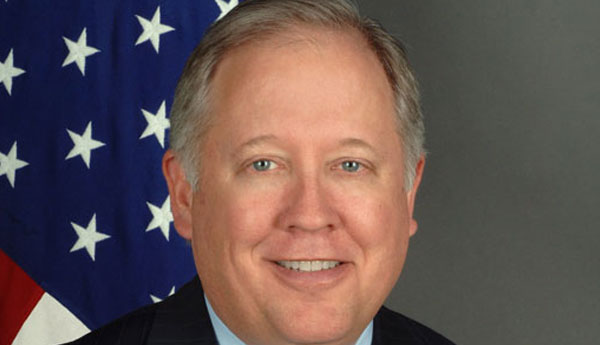 US  Under-Secretary of State for Political Affairs Thomas Arrive to  SL  Today