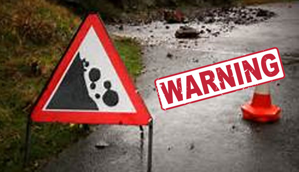 NBRO Issued Landslide Warning