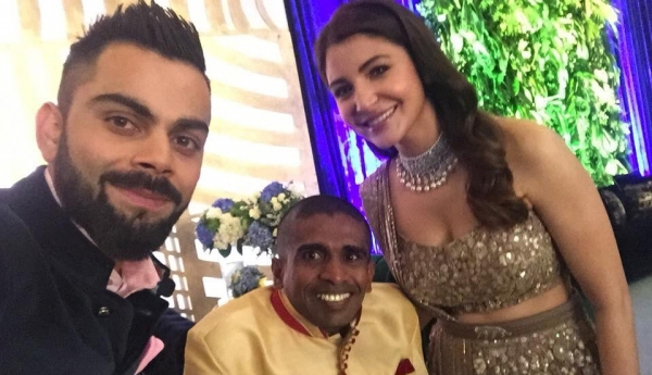 Kohli invites Gayan  for His Wedding Reception