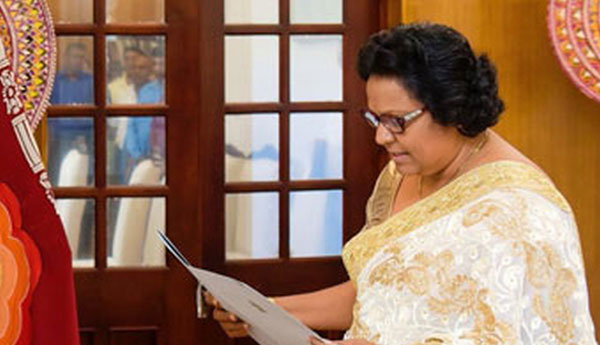 New State Minister Sriyani Assumed Office
