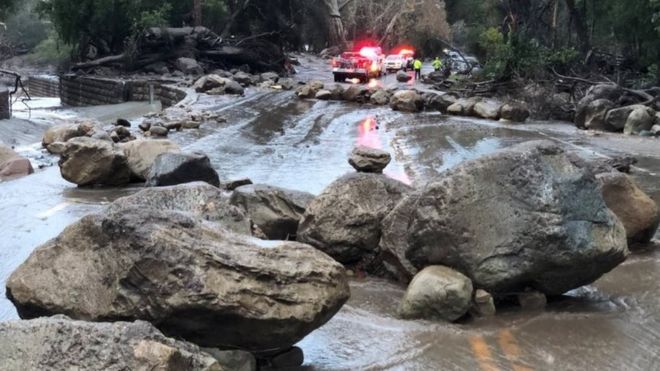 Thirteen Dead Amid California Heavy Rains And Mudslides