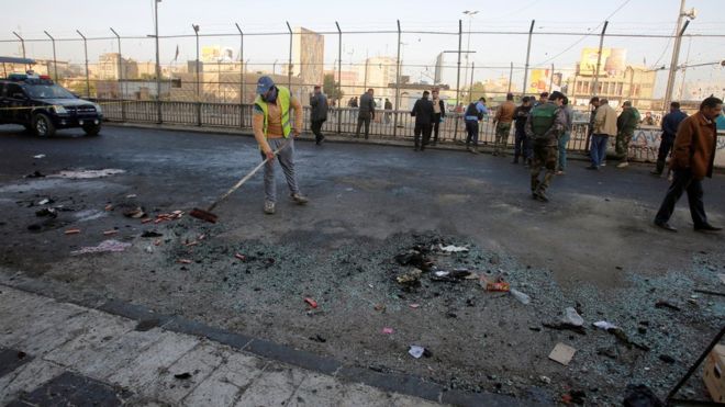 Baghdad Double Suicide Attack Kills Many