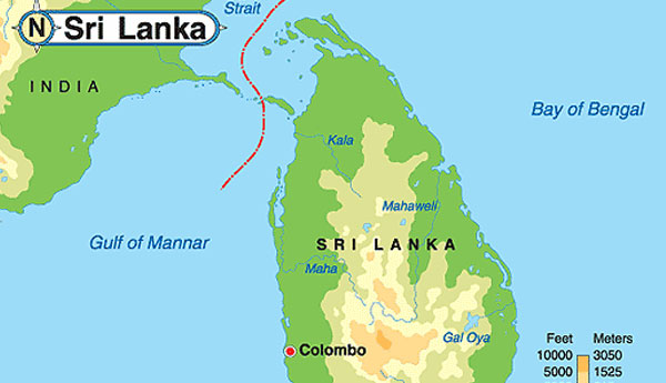 Sri Lankan Map is Being Revised