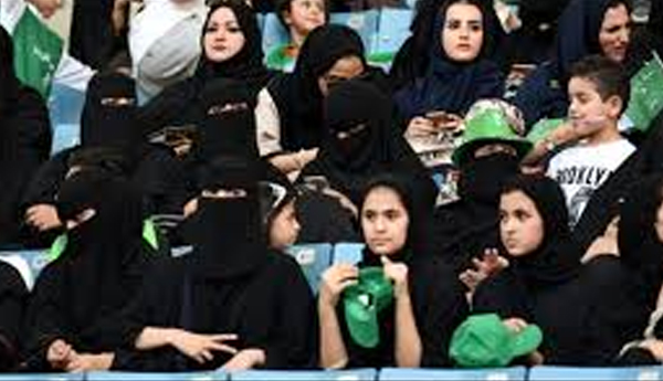 Saudi Arabia Allows Women At Football Game For First Time