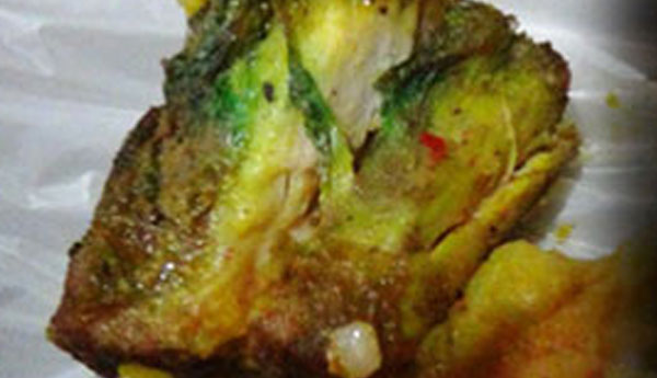 Green Chicken Served on Poya Day in Dambulla?