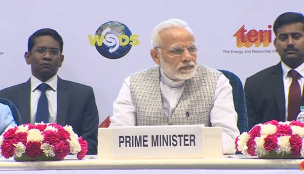 PM Narendra Modi Inaugurates World Sustainable Development Summit 2018