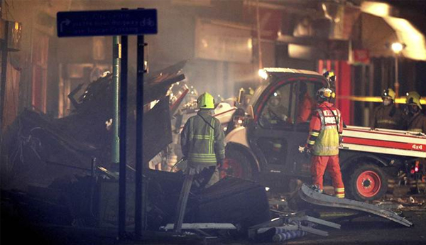 Six Injured As Blast Destroys Building in UK; Police Rules Out Terror Angle