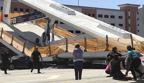 At Least Four Dead In Pedestrian Bridge Collapse At Florida International University