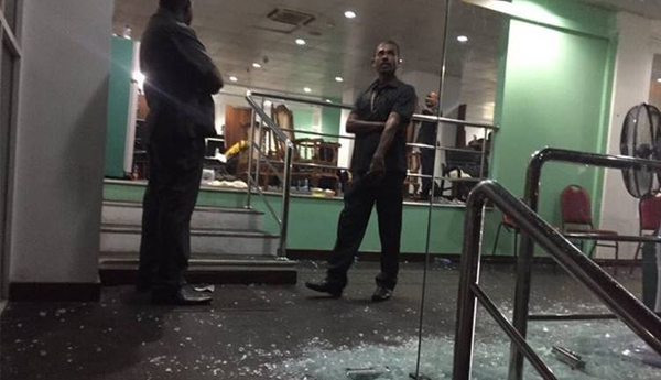 Bangladesh Dressing Room Glass Door Allegedly Broken By Players
