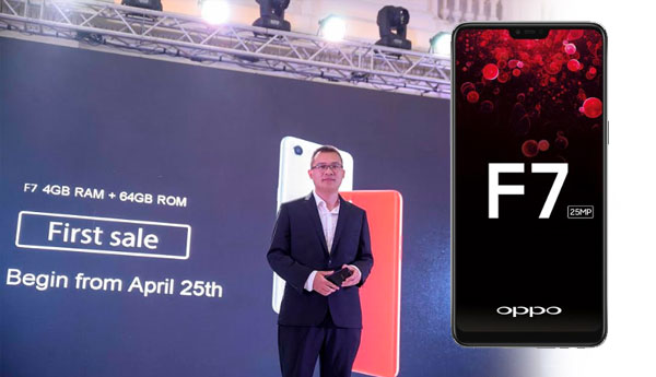 OPPO Introduces F7 Smart Phone with AI Beauty 2.0 Technology