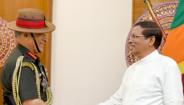 Indian Army Chief Calls on President