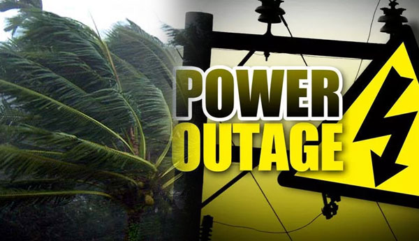 Power Disrupted Due to Heavy Wind