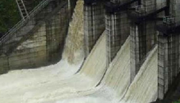Rajanganaya Reservoir Water Level Rising.