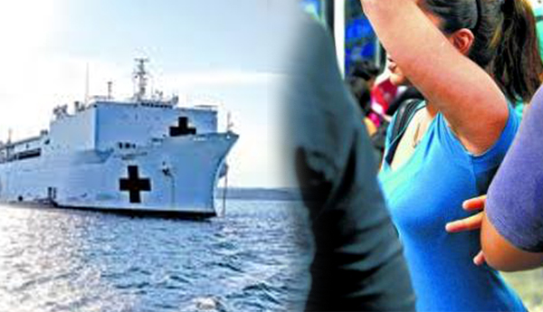 Attempt To Molest Two Women Sailors of U.S.N.S Mercy Hospital Ship Berthed In Trincomalee?
