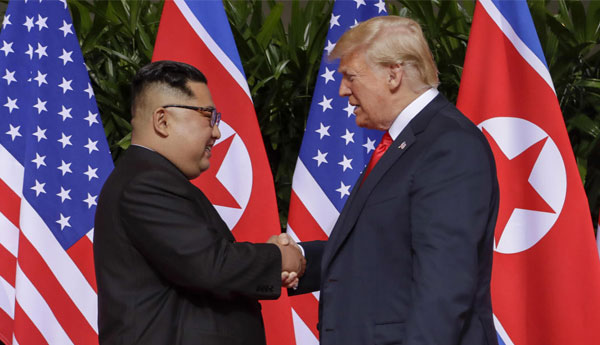 US and North Korean Leaders Hold Historic Talks
