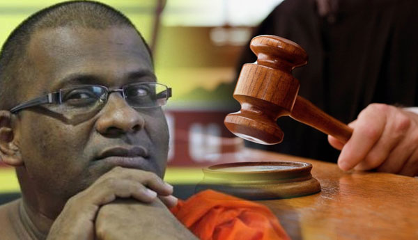 BBS Gnanasara Thera Before the Court Again In Connection With the Robbery of Golden Chain.