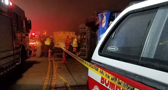 Football fans killed in Ecuador bus crash