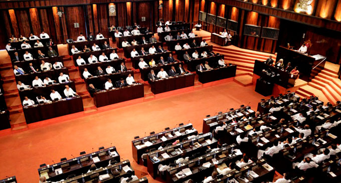 Special sitting of Parliament today