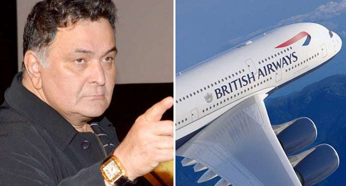 Rishi Kapoor calls British Airways “Racist”