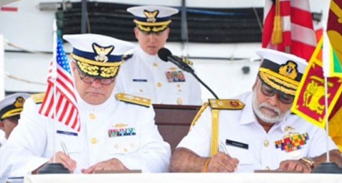 Sri Lanka Navy ceremonially takes over US Coast Guard Cutter ‘Sherman’ at Honolulu