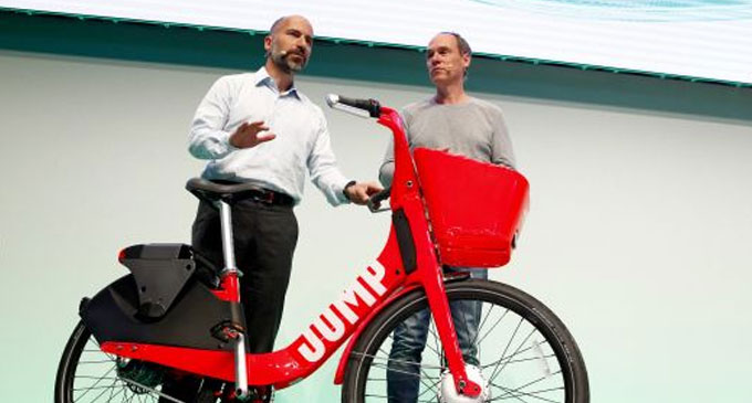 Uber gears up for shift to bikes on short trips Uber gears up for shift to bikes on short trips