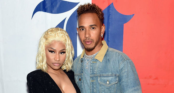 Nicki Minaj and Lewis Hamilton may have just confirmed all those romance rumours
