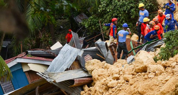 Cebu landslide victims text for help