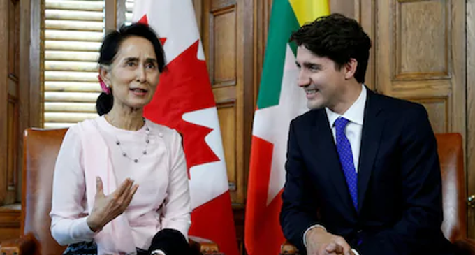 Canada MPs vote to revoke Aung San Suu Kyi’s honorary Canadian citizenship