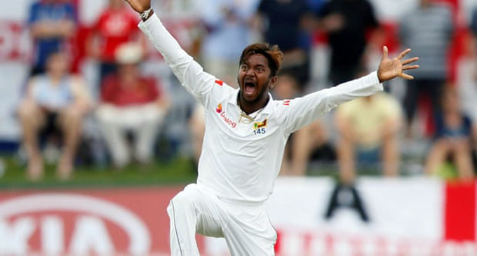 Akila Dananjaya reported for suspect bowling action against England