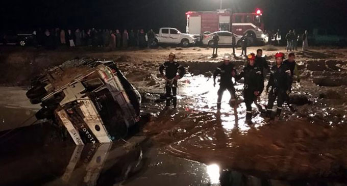 Jordan hit by deadly flash floods