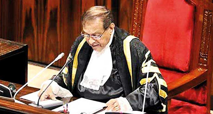 Speaker warns Parliamentarians