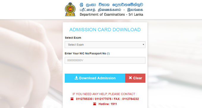 Ordinary Level private applicants can obtain admission from online
