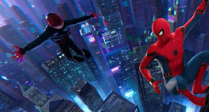 Spider-Man Into the Spider-Verse swings to the top at US box office