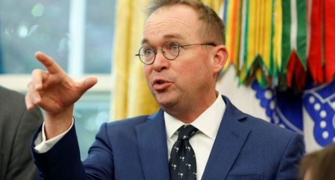 Donald Trump names new acting chief of staff