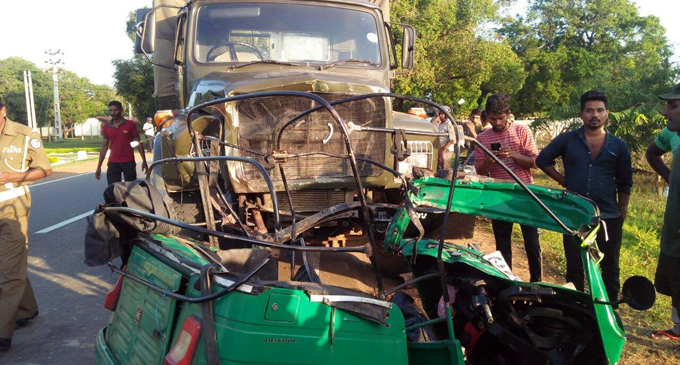 Three killed in an accident involving Army truck