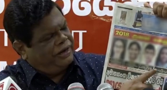 Bandula criticised over comments on A/L student