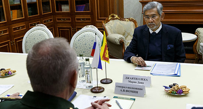 Sri Lanka – Russia discuss military-technical cooperation