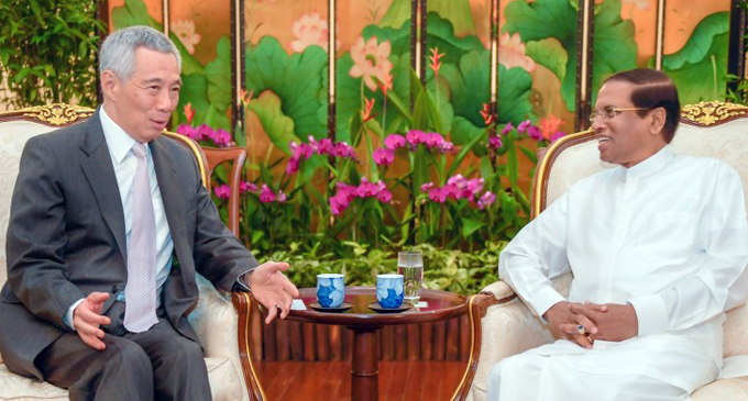 President informs Singapore Premier of moves to amend FTA President informs Singapore Premier of moves to amend FTA