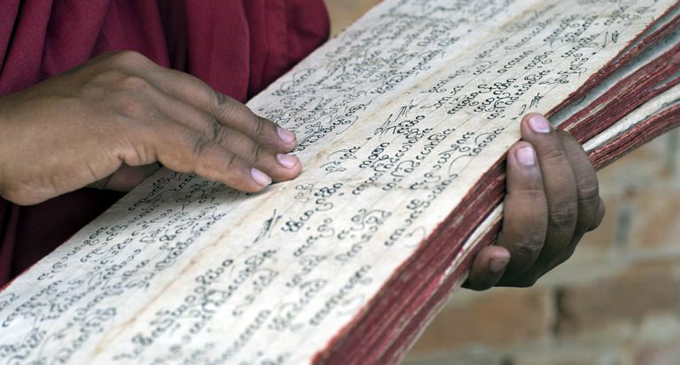 Gazette declaring ‘Tripitaka’ as National heritage issued