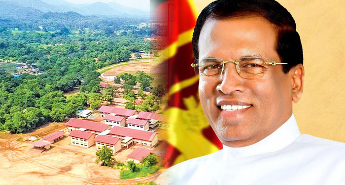 President opened the new Laggala Green Town President opened the new Laggala Green Town
