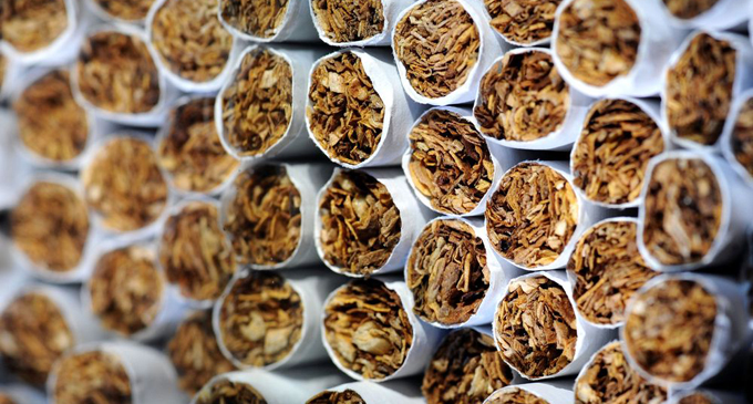 Suspect arrested with illegally imported cigarettes Suspect arrested with illegally imported cigarettes