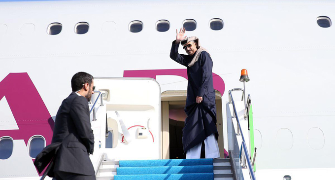 Qatar Emir travels to Sri Lanka on private visit