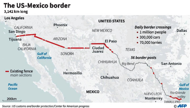 Pentagon authorizes $1 bn for border wall