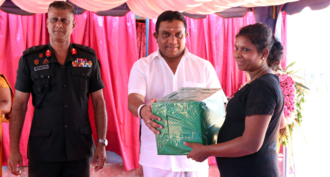 New domestic sanitary facilities for low income families in Jaffna