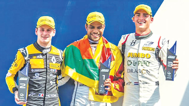 Eshan Pieris first Sri Lankan to win F3 Race