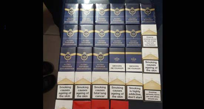 Person with a stock of illegal cigarettes arrested in Galle
